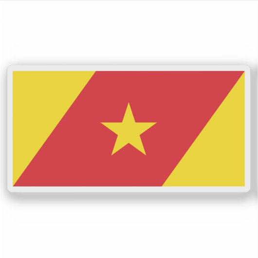Flag of the Amhara Region, Ethiopia シール (正面)