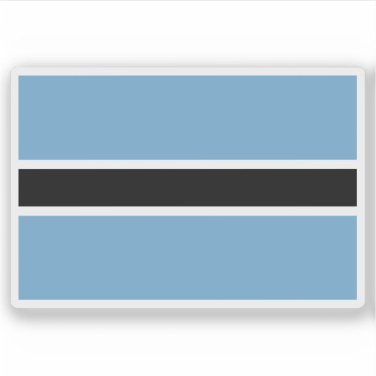 Flag of the Batswana people, Rep. of South Africa シール (正面)