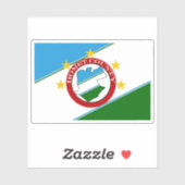 Flag of the Bomet County, Republic of Kenya シール (シート)