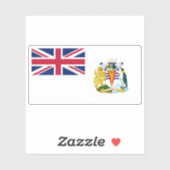 Flag of the British Antarctic Territory, Overseas  シール (シート)