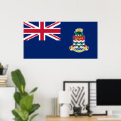 Flag of the Cayman Islands ポスター (ホームオフィス)