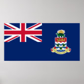 Flag of the Cayman Islands ポスター (正面)