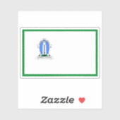 Flag of the city of Arusha, Tanzania シール (シート)