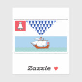 Flag of the city of Belfast, Northern Ireland シール (シート)