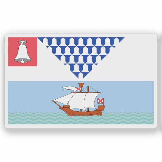 Flag of the city of Belfast, Northern Ireland シール (正面)