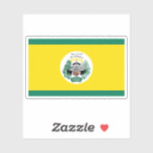 Flag of the city of Belmopan, Belize シール (シート)