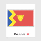 Flag of the city of Birmingham, England シール (シート)