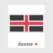 Flag of the city of Durham, England シール (シート)