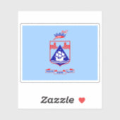 Flag of the city of Haifa, Israel シール (シート)