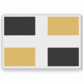 Flag of the city of Lévis, Quebec, Canada シール (正面)