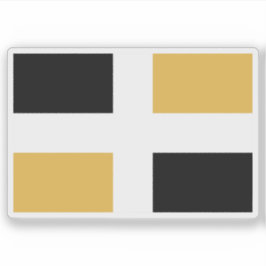 Flag of the city of Lévis, Quebec, Canada シール