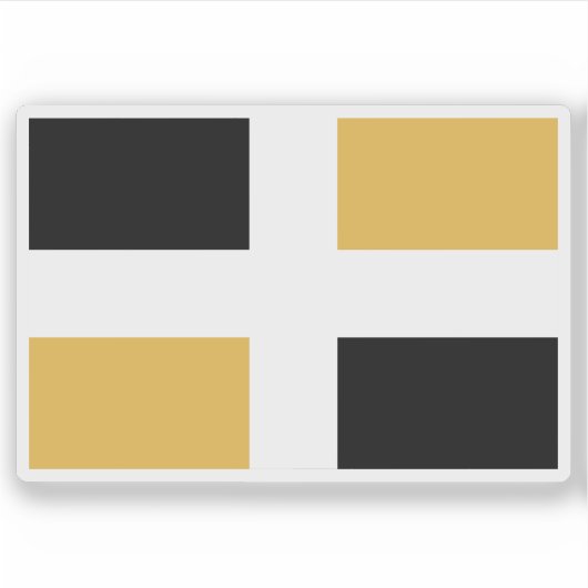 Flag of the city of Lévis, Quebec, Canada シール (正面)