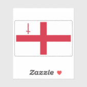 Flag of the city of London, England シール (シート)