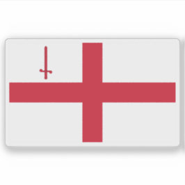 Flag of the city of London, England シール