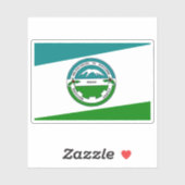 Flag of the city of Moshi, Tanzania シール (シート)