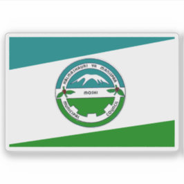 Flag of the city of Moshi, Tanzania シール