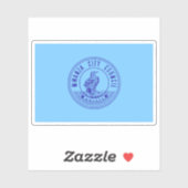 Flag of the city of Mwanza (Rock City), Tanzania シール (シート)