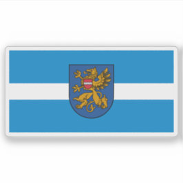 Flag of the city of Rēzekne, Latvia シール