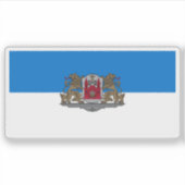 Flag of the city of Riga, Latvia シール (正面)