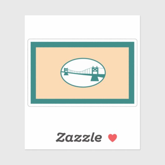 Flag of the city of San Ignacio, Belize シール (シート)