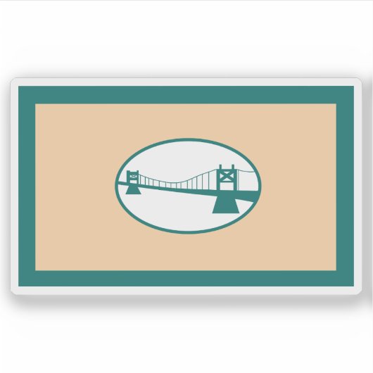 Flag of the city of San Ignacio, Belize シール (正面)