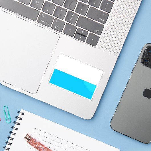 Flag of the city of Santa Marta, Belize シール (ノートパソコンとiPhone)