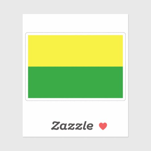 Flag of the city of Sarteneja, Belize シール (シート)