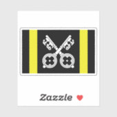 Flag of the city of St Asaph, Wales シール (シート)