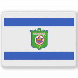 Flag of the city of Tel Aviv, Israel シール