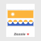 Flag of the county of Banffshire, Scotland シール (シート)