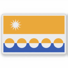 Flag of the county of Banffshire, Scotland シール