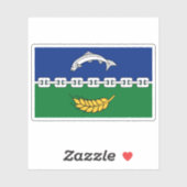 Flag of the county of Berwickshire, Scotland シール (シート)