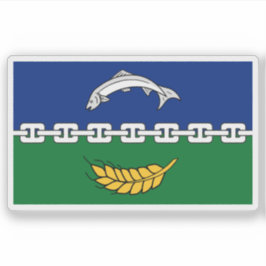 Flag of the county of Berwickshire, Scotland シール