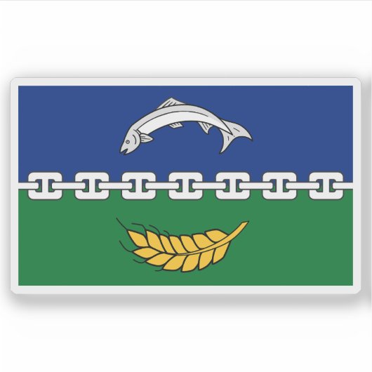 Flag of the county of Berwickshire, Scotland シール (正面)