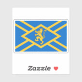 Flag of the county of East Lothian, Scotland シール (シート)