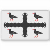 Flag of the county of Flintshire, Wales シール (正面)