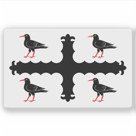 Flag of the county of Flintshire, Wales シール (正面)