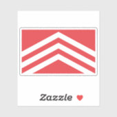 Flag of the county of Glamorgan, Wales シール (シート)