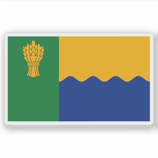 Flag of the county of Moray (Morayshire), Scotland シール (正面)