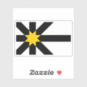 Flag of the county of Sutherland, Scotland シール (シート)