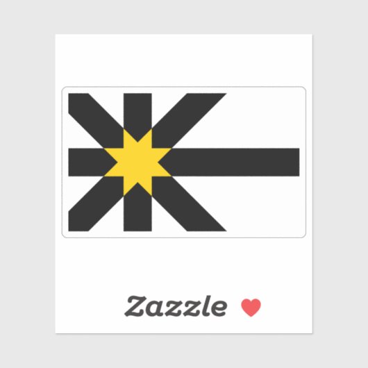 Flag of the county of Sutherland, Scotland シール (シート)