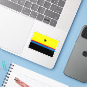 Flag of The Daza people (Sudan) シール (ノートパソコンとiPhone)