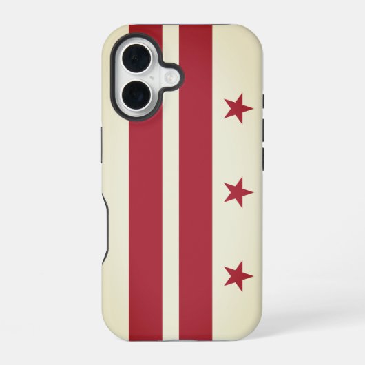 Flag of the District of Columbia Case-Mate iPhone 16ケース (裏面)