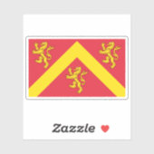 Flag of the island of Anglesey, Wales シール (シート)