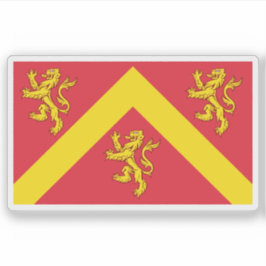 Flag of the island of Anglesey, Wales シール