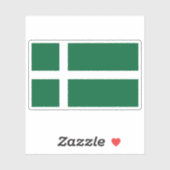 Flag of the island of Barra, Scotland シール (シート)