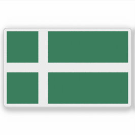 Flag of the island of Barra, Scotland シール