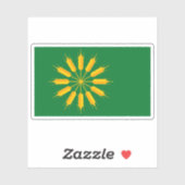 Flag of the island of Tiree, Scotland シール (シート)