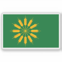 Flag of the island of Tiree, Scotland シール