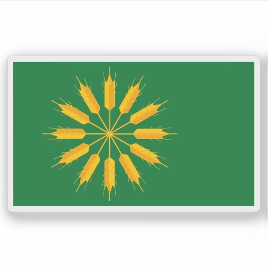 Flag of the island of Tiree, Scotland シール (正面)